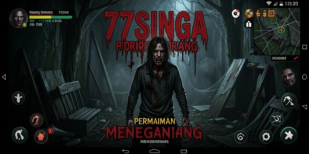 Tampilan gameplay menakutkan dalam 77SINGA yang penuh ketegangan.