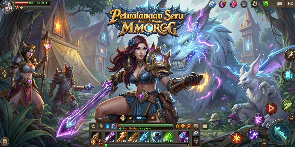 Gameplay seru dan interaksi sosial dalam MMORPG 88ID.