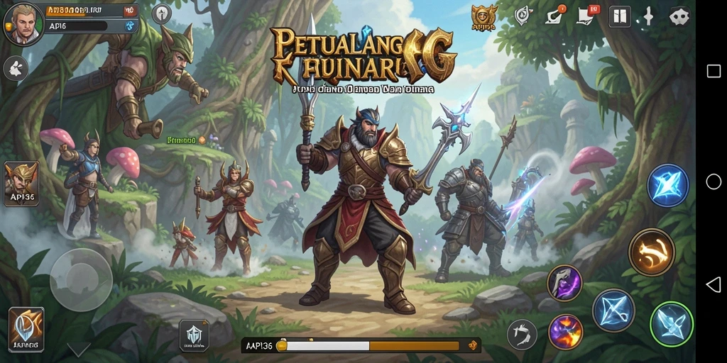 Gameplay RPG mendebarkan dengan petualangan yang tak terbatas.