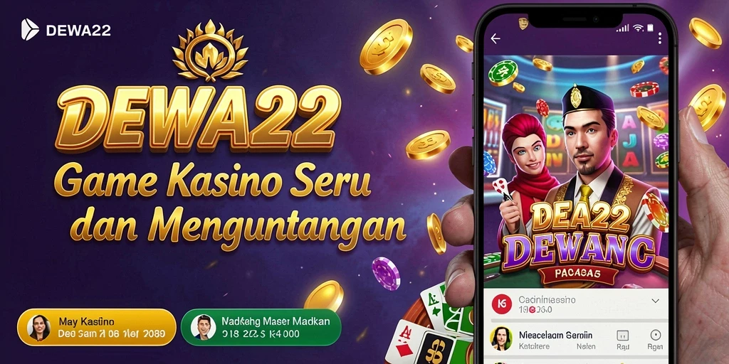 Tampilan gameplay menarik DEWA22 dengan berbagai opsi permainan kasino.