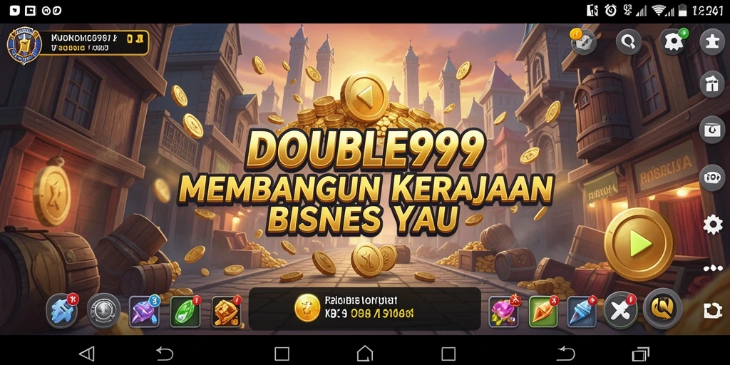 Tangkapan layar gameplay <strong>DOUBLE999</strong> yang menunjukkan pengelolaan bisnis.