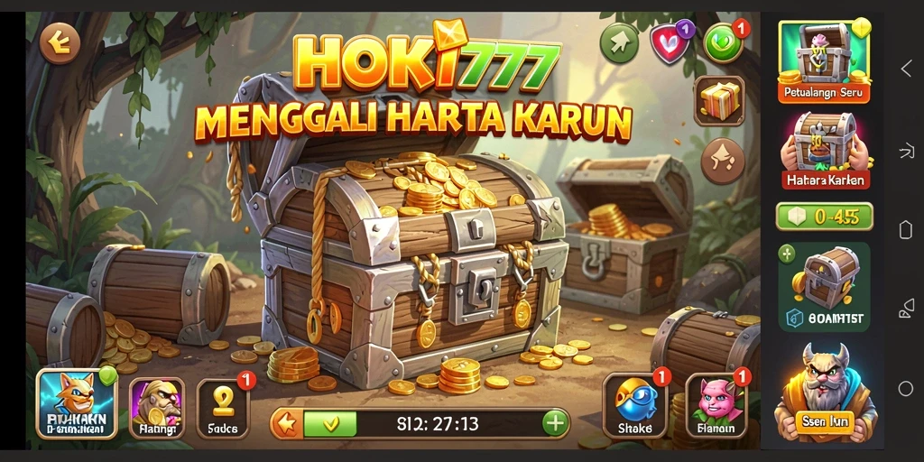 Tampilan gameplay seru HOKI777 dengan tantangan menarik dan grafik menawan.