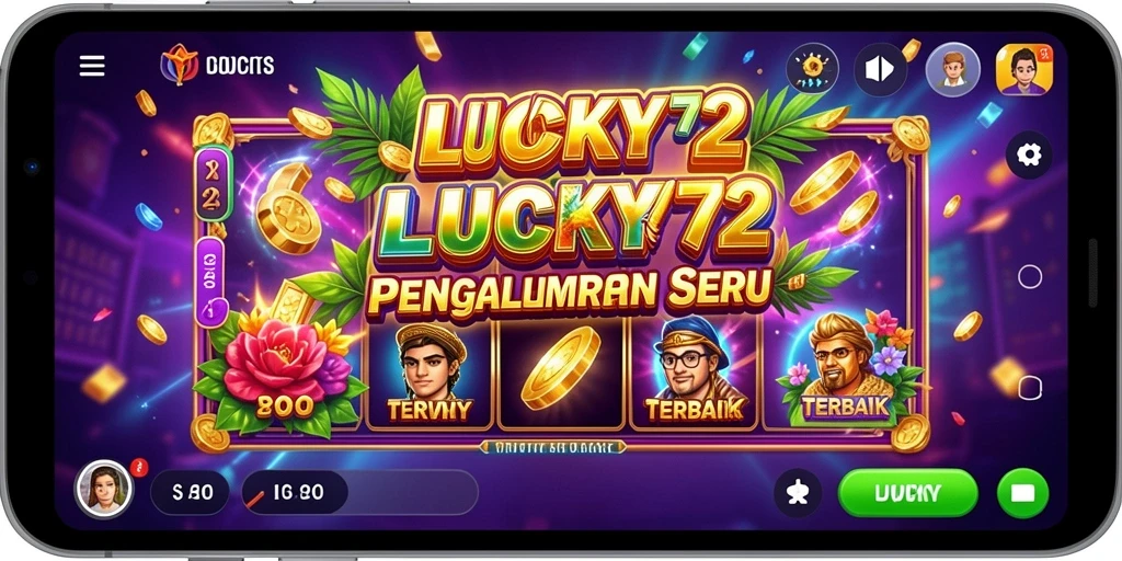 Tampilan menarik dari gameplay LUCKY72 dengan slot yang seru.