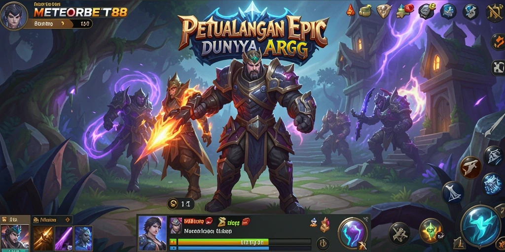 Tampilan gameplay <strong>METEORBET88</strong> yang menakjubkan dalam dunia ARPG.