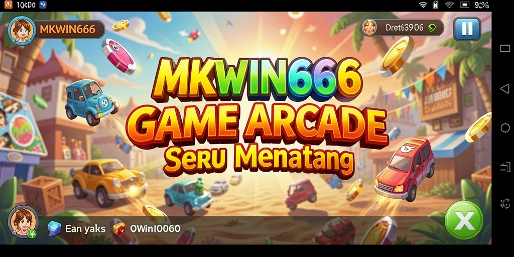 Tampilan screenshot <strong>MKWIN666</strong> yang menunjukkan aksi gameplay Arcade yang seru.