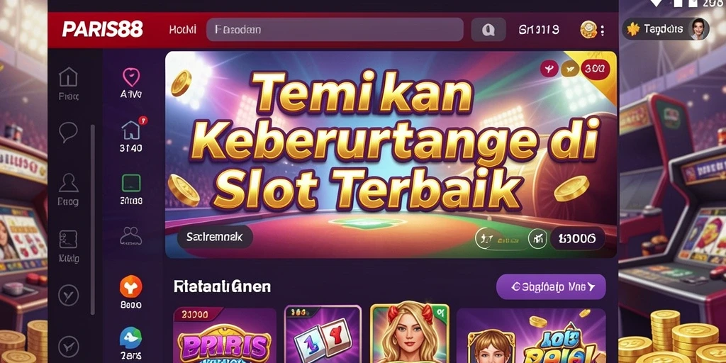 Tampilan gameplay PARIS88 dengan berbagai slot yang menarik.