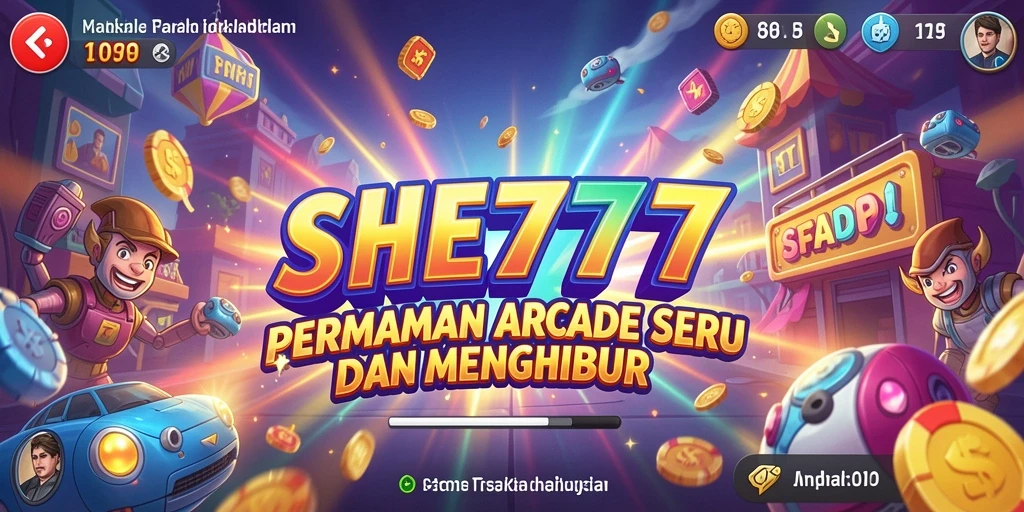 Tampilan gameplay seru dari SHE777 yang penuh tantangan.