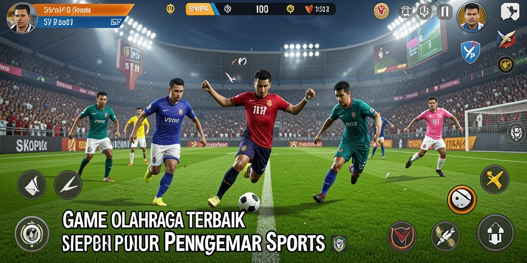 Tangkapan layar gameplay SVIP6 yang menunjukkan aksi seru dalam olahraga.