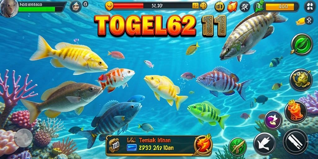 Tampilan menarik dari TOGEL62 dengan gameplay menembak ikan.