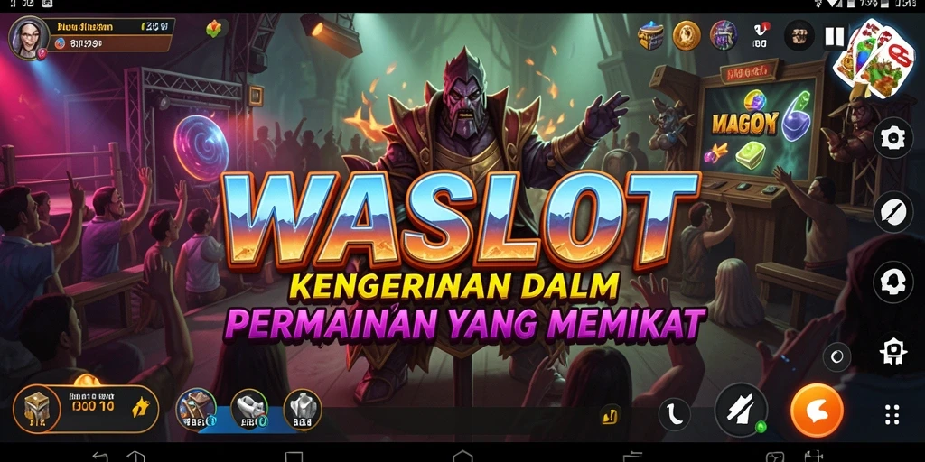 Tangkapan layar utama WASLOT menampilkan momen menegangkan dalam gameplay horor.